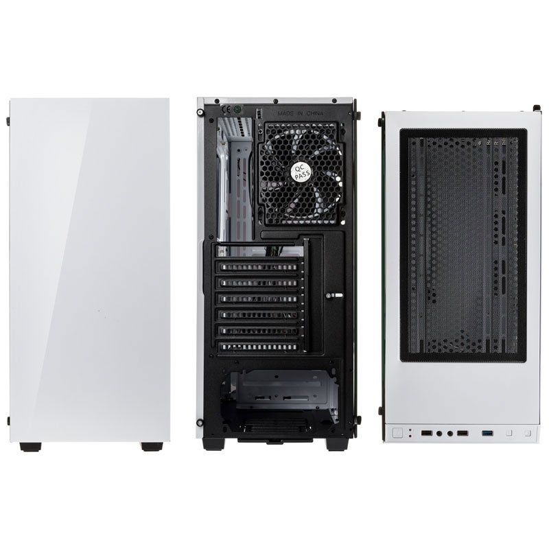 Kolink Stronghold White - Case Mid-Tower ATX Bianco (SECC 1mm) - per PC con  Pannello Laterale in Vetro Temperato : : Informatica